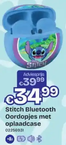 Dreamland Stitch Bluetooth Oordopjes met oplaadcase aanbieding