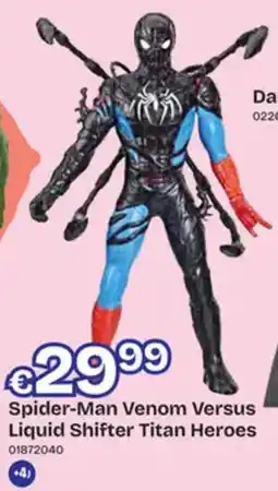 Dreamland Spider-Man Venom Versus Liquid Shifter Titan Heroes aanbieding
