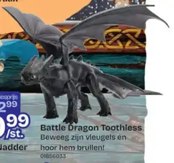 Dreamland Battle Dragon Toothless aanbieding