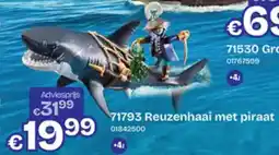 Dreamland Playmobil 71793 Reuzenhaai met piraat aanbieding