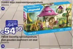 Dreamland 71838 Gezellig sprookjeshuis met gouden eenhoorn en stal aanbieding