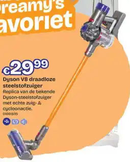 Dreamland Dyson V8 draadloze steelstofzuiger aanbieding