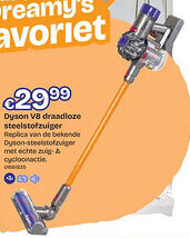 Dreamland Dyson V8 draadloze steelstofzuiger aanbieding