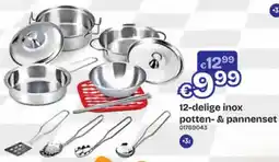 Dreamland 12 delige inox potten & pannenset aanbieding