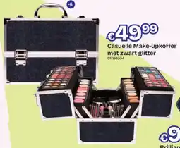 Dreamland Casuelle Make-upkoffer met zwart glitter aanbieding