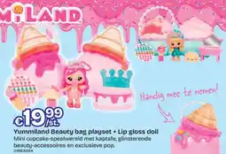 Dreamland Yummiland Beauty bag playset + Lip gloss doll aanbieding