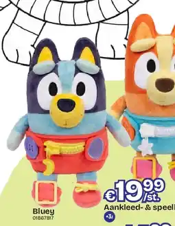 Dreamland Aankleed- & speelknuffel Bluey aanbieding