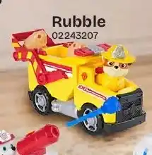 Dreamland Fire Rescue Voertuigen met Pup Rubble aanbieding