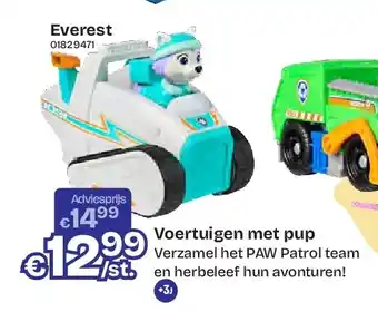 Dreamland Voertuigen met pup Everest aanbieding