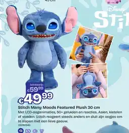 Dreamland Stitch Many Moods Featured Plush 30 cm aanbieding