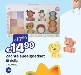 Dreamland Zachte speelgoedset 15-delig aanbieding
