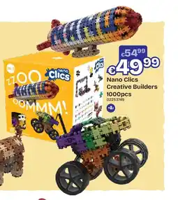 Dreamland Nano Clics Creative Builders 1000pcs aanbieding