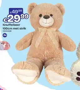 Dreamland Knuffelbeer 100cm met strik aanbieding