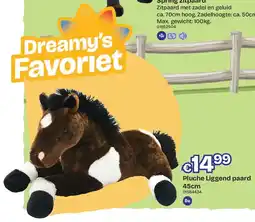 Dreamland Pluche Liggend paard 45cm aanbieding