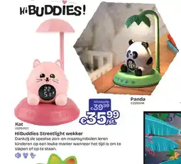 Dreamland HiBuddies Streetlight wekker Kat aanbieding