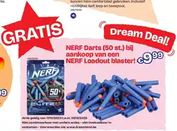 Dreamland NERF Darts (50 st.) bij aankoop van een NERF Loadout blaster! aanbieding