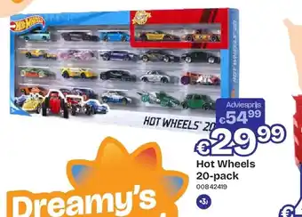 Dreamland Hot Wheels 20-pack aanbieding