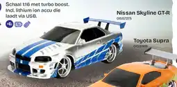 Dreamland Fast & Furious Full Function RC auto’s Nissan Skyline GT-R aanbieding