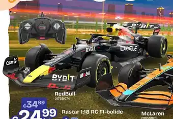 Dreamland Rastar 1:18 RC F1-bolide RedBull aanbieding