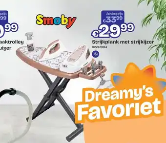 Dreamland Strijkplank met strijkijzer aanbieding