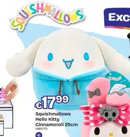 Dreamland Squishmallows Hello Kitty Cinnamoroll 25cm aanbieding