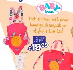 Dreamland Trek eropuit met deze handige draagzak en stijlvolle luiertas aanbieding