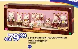 Dreamland 5848 Familie chocoladekonijn verjaardagsset aanbieding