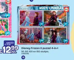 Dreamland Disney Frozen II puzzel 4-in-1 aanbieding