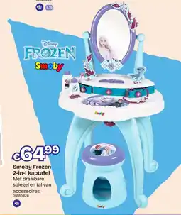 Dreamland Smoby Frozen 2-in-1 kaptafel aanbieding