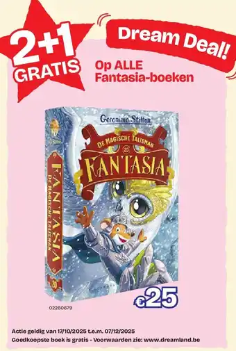 Dreamland Op ALLE Fantasia-boeken aanbieding