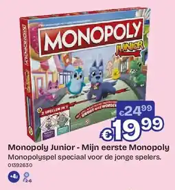 Dreamland Monopoly Junior - Mijn eerste Monopoly aanbieding