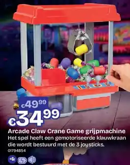 Dreamland Arcade Claw Crane Game grijpmachine aanbieding