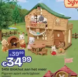 Dreamland Sylvanian Families 5451 Blokhut aan het meer aanbieding