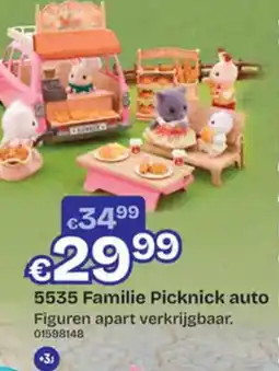 Dreamland Sylvanian Families 5535 Familie Picknick auto aanbieding