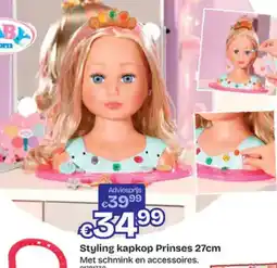 Dreamland Styling kapkop Prinses 27cm aanbieding