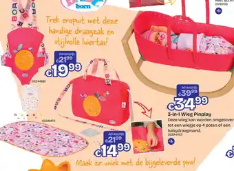 Dreamland 3-in-1 Wieg Pinplay aanbieding