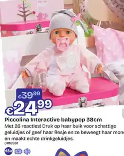 Dreamland Piccolina Interactive babypop aanbieding