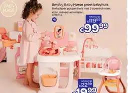 Dreamland Smoby Baby Nurse groot babyhuis aanbieding