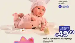 Dreamland Osito 36cm met roze pakje aanbieding