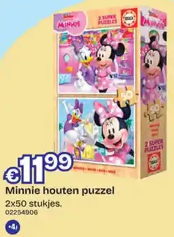 Dreamland Minnie houten puzzel aanbieding
