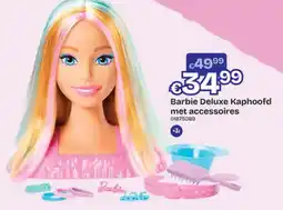 Dreamland Barbie Deluxe Kaphoofd met accessoires aanbieding