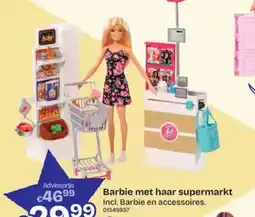 Dreamland Barbie met haar supermarkt aanbieding