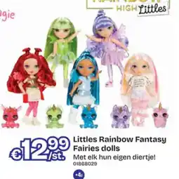 Dreamland Littles Rainbow Fantasy Fairies dolls aanbieding