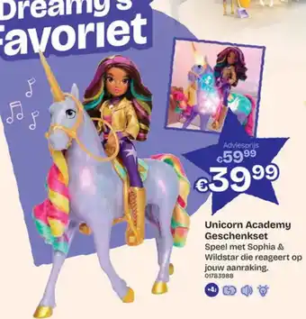 Dreamland Unicorn Academy Geschenkset aanbieding