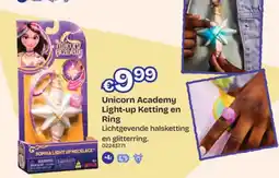 Dreamland Unicorn Academy Light-up Ketting en Ring aanbieding