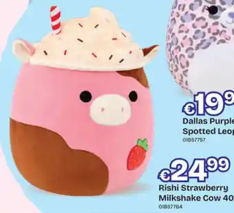 Dreamland Rishi Strawberry Milkshake Cow 40cm aanbieding