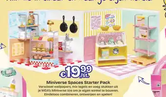 Dreamland Miniverse Spaces Starter Pack aanbieding