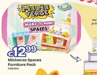 Dreamland Miniverse Spaces Furniture Pack aanbieding