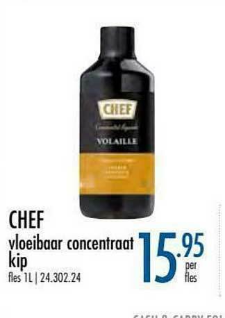 Horeca totaal Chef Vloeibaar Concentraat aanbieding