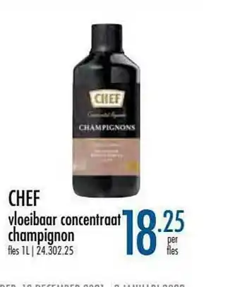 Horeca totaal Chef Vloeibaar Concentraat aanbieding